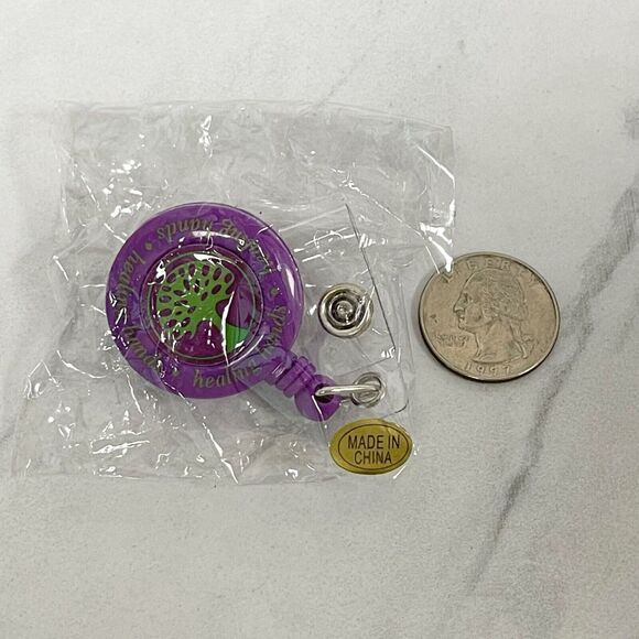 Healing Hands Retractable Clip Badge Holder ID - Picture 1 of 4